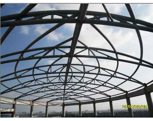 沙河中煤朔州宾馆管桁架工程